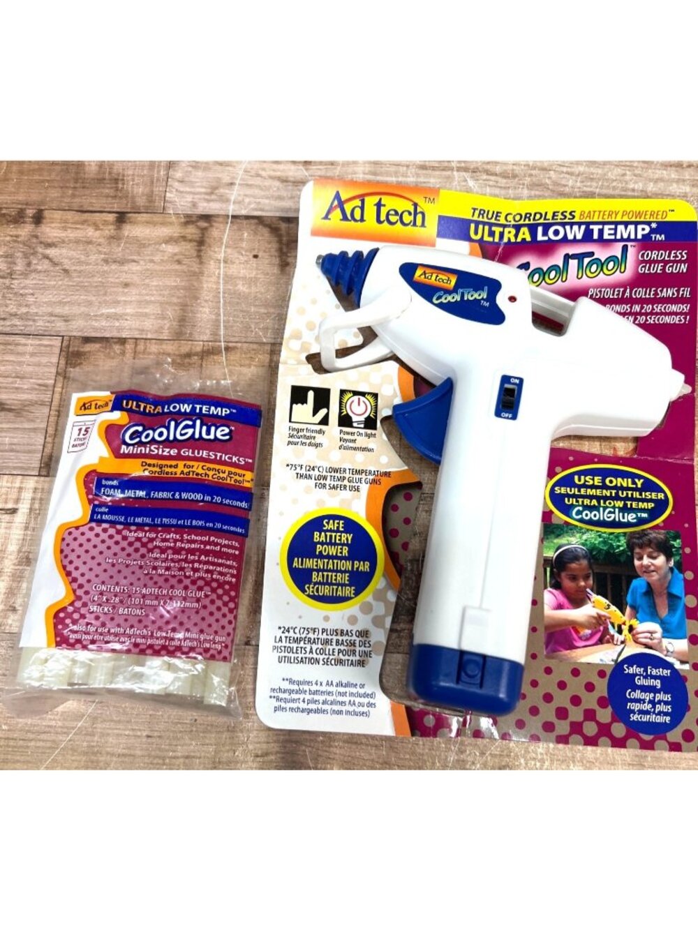 AdTech Cool Tool Cordless Ultra-Low Temp Glue Gun For Crafting